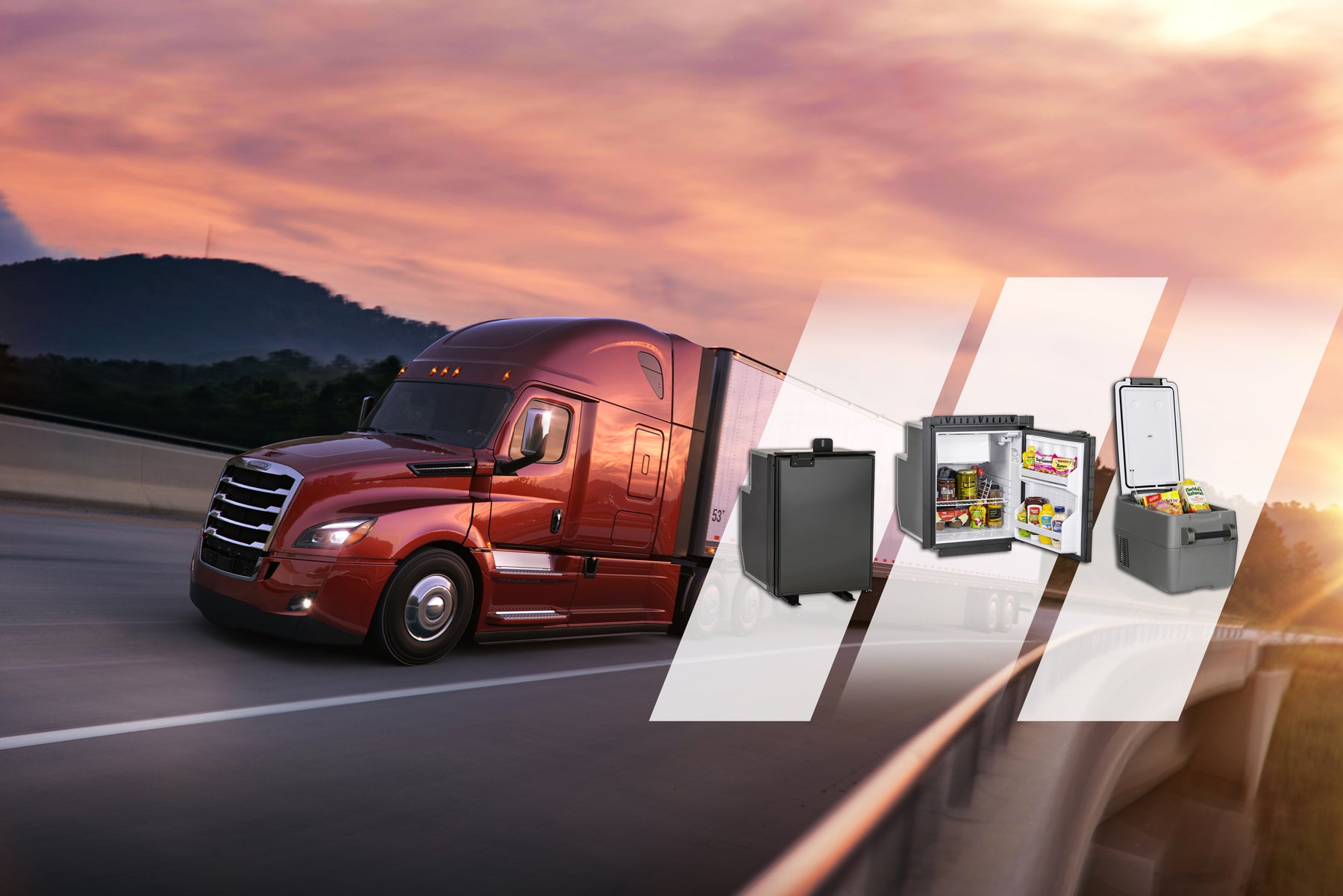 TF86 12v Truck Refrigerator Freezer for Semi-Trucks-TruckFridge